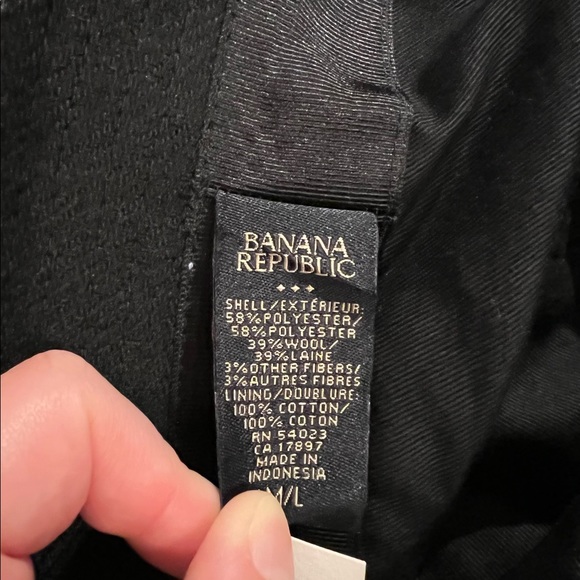 NWT Banana Republic Black Hat - Picture 5 of 5